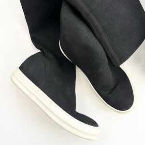 DRK SHDW | RICK OWENS PORTERVILLE KNEE HIGH STOCKINGS SNEAKS BOOTS OVER-THE-KNEE